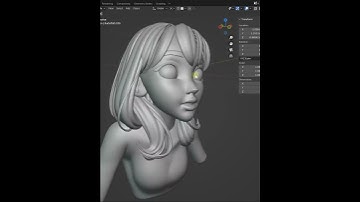 블렌더로 스트로베리 문 아이유 3D 캐릭터 만들기 Blender Strawberrt Moon IU 3D Character Timelapse #Shorts
