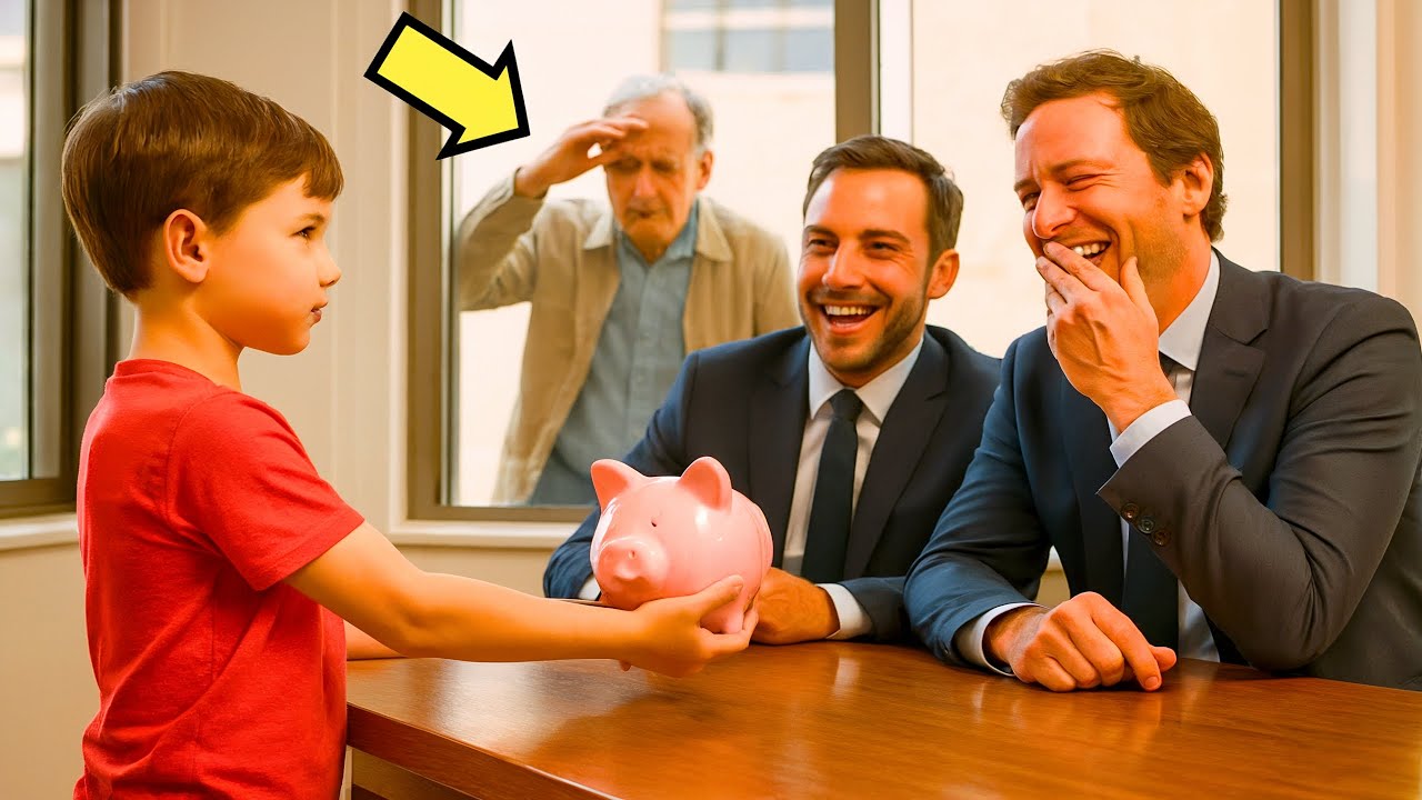 QUIERO DEPOSITAR 12 PESOS… EL BANQUERO RIÓ… PERO SU ABUELO MILLONARIO LO VIO Y QUEBRÓ EL BANCO