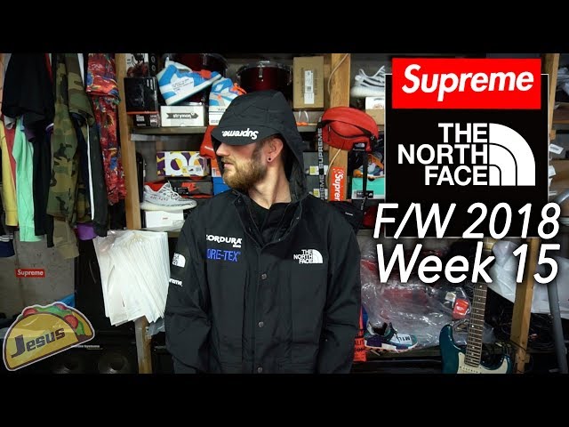 Supreme The North Face Expedition jacket FW18 + vintage Hawaiian