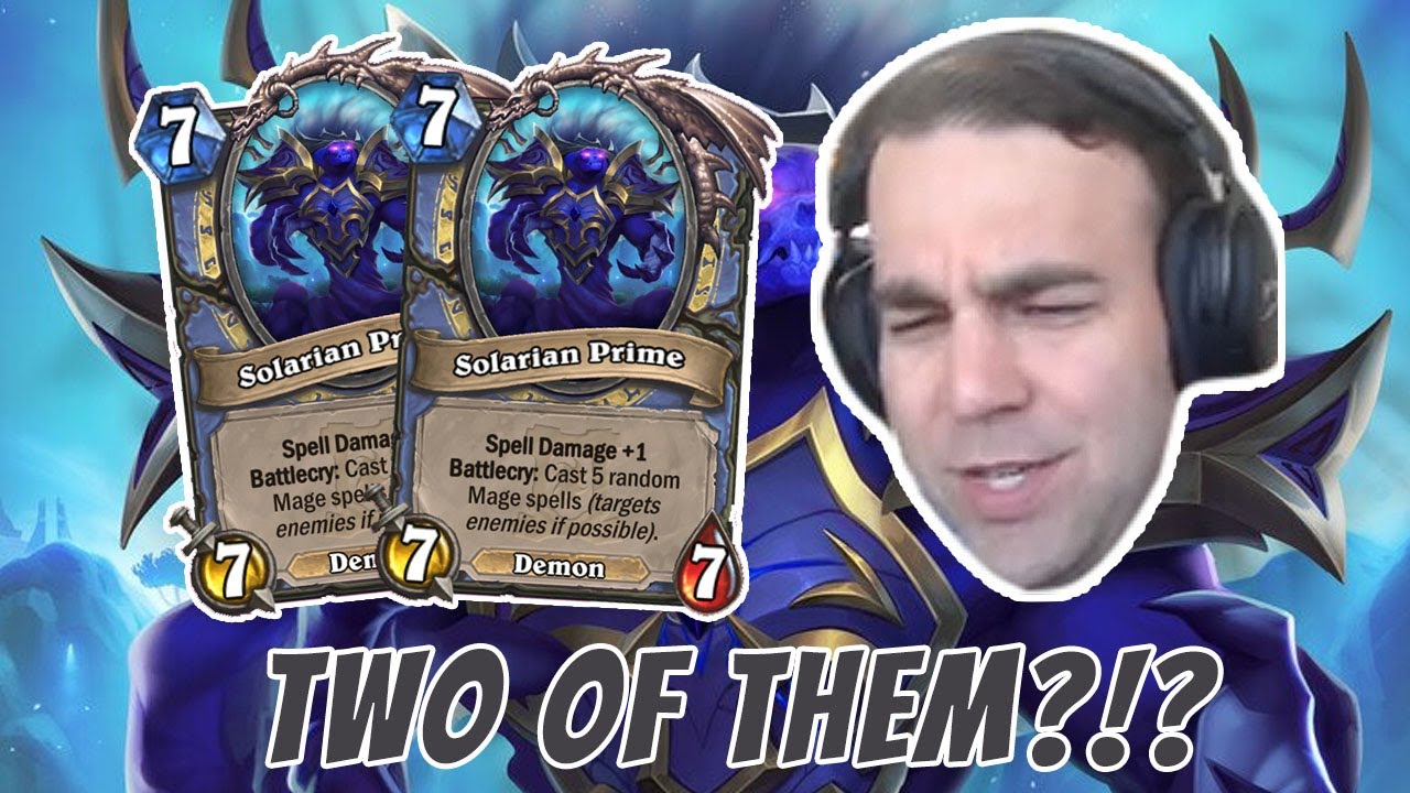 DOUBLE Solarian Prime Deck Can't Lose?!?!?! - Hearthstone Arena