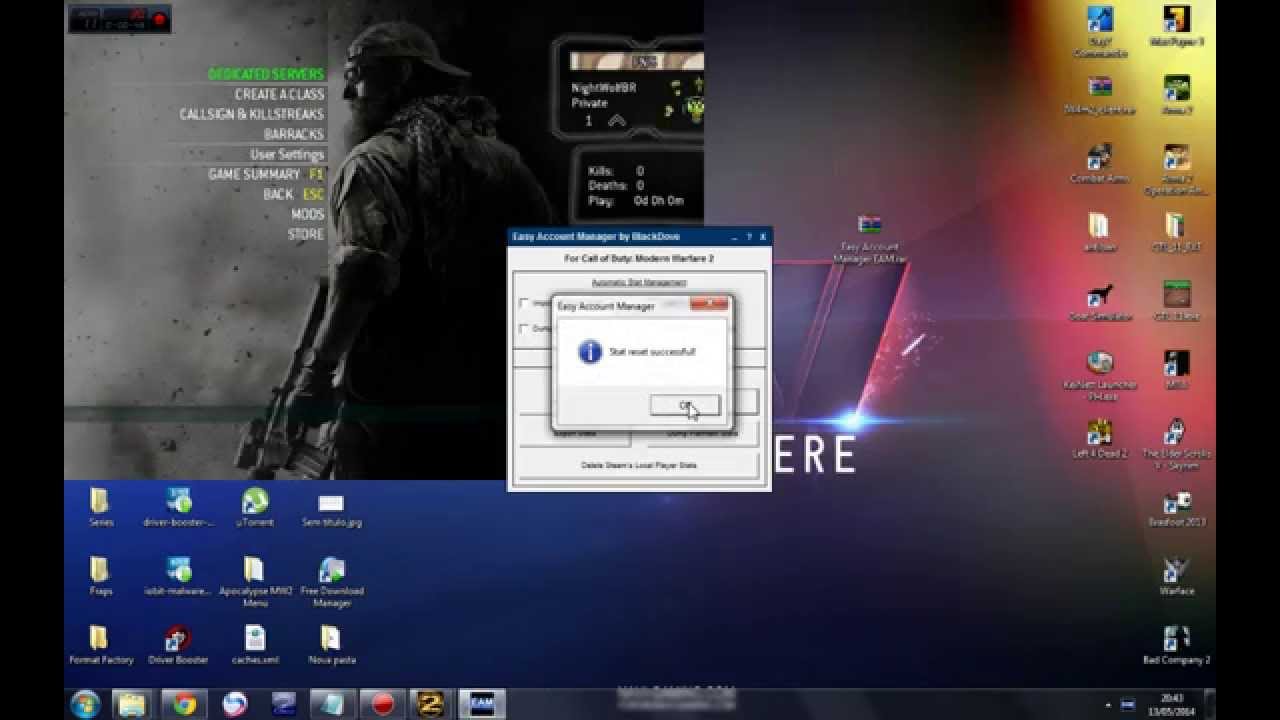 Easy Account Manager MW2 + Link Download + Tutorial. YouTube
