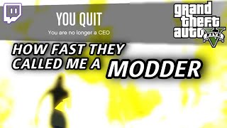 GTA 5 Online | How fast they called me a MODDER then they thought that Im UVersusPro ? | Twitch