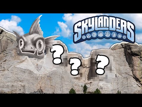 Creating the SKYLANDERS Mount Rushmore