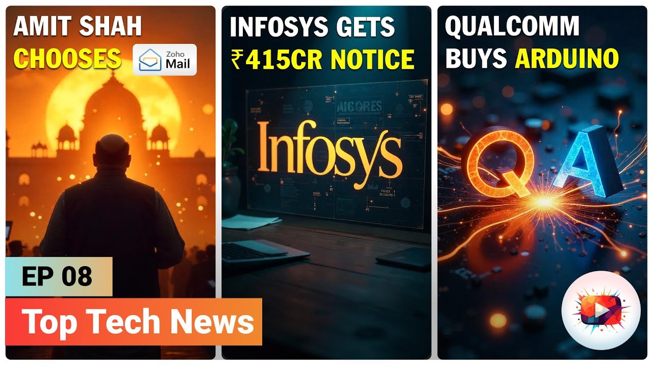 EP 08: Amit Shah Zoho Mail + Microsoft’s Warning  | Top 10 Tech News 