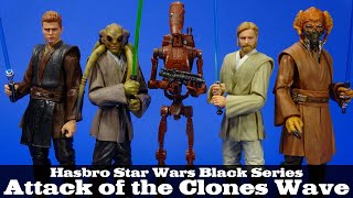 Star Wars Black Series Attack of the Clones Plo Koon Kit Fisto Battle Droid Obi-Wan Anakin Dorkside