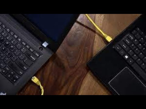 WINDOWS10:Connect 2 PC together with an LAN Cable |Share data from 1 Laptop to other using LAN Cable