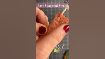How to Make Easy Spaghetti Straps