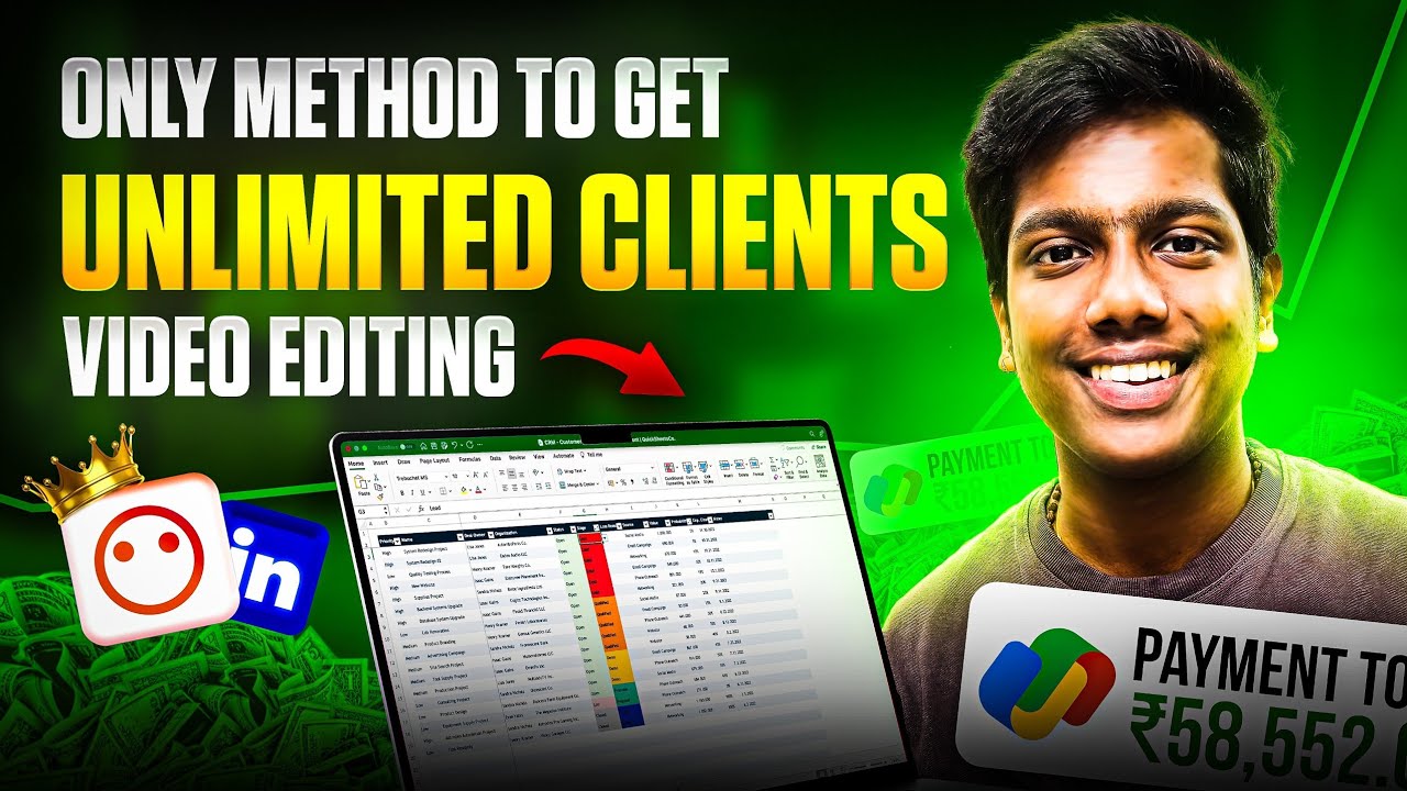 Get Unlimited Clients for Video Editing తెలుగు లో 🤑📈 | STalk - YouTube