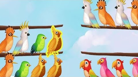 bird sort 2 color puzzle level 53
