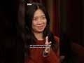 Hamnet's Chloé Zhao explains the importance of feeling love & grief - BBC World Service #shorts