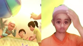 Tiru aksi upin ipin terbaru ibu mail sakit @nandy upin ipin