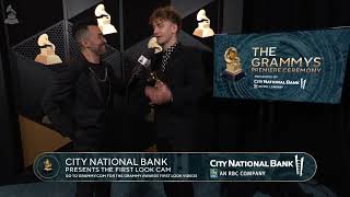 LOSTBOY Checks In At The CNB "First Look" Cam At The 2024 GRAMMYs