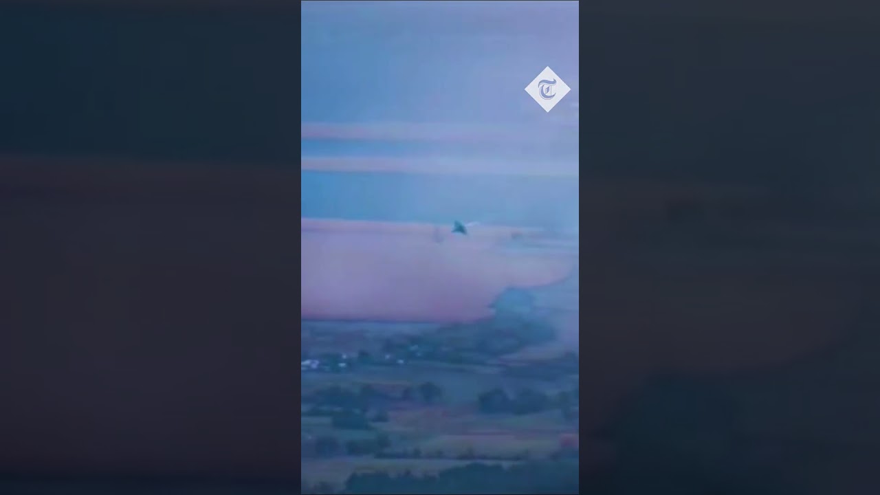 Ukrainian air defence shoot down Russian fighter jet