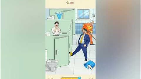 Brain Puzzle 2: Logic Twist Level 36 Toilet Break | Help the protagonist avoid the boss