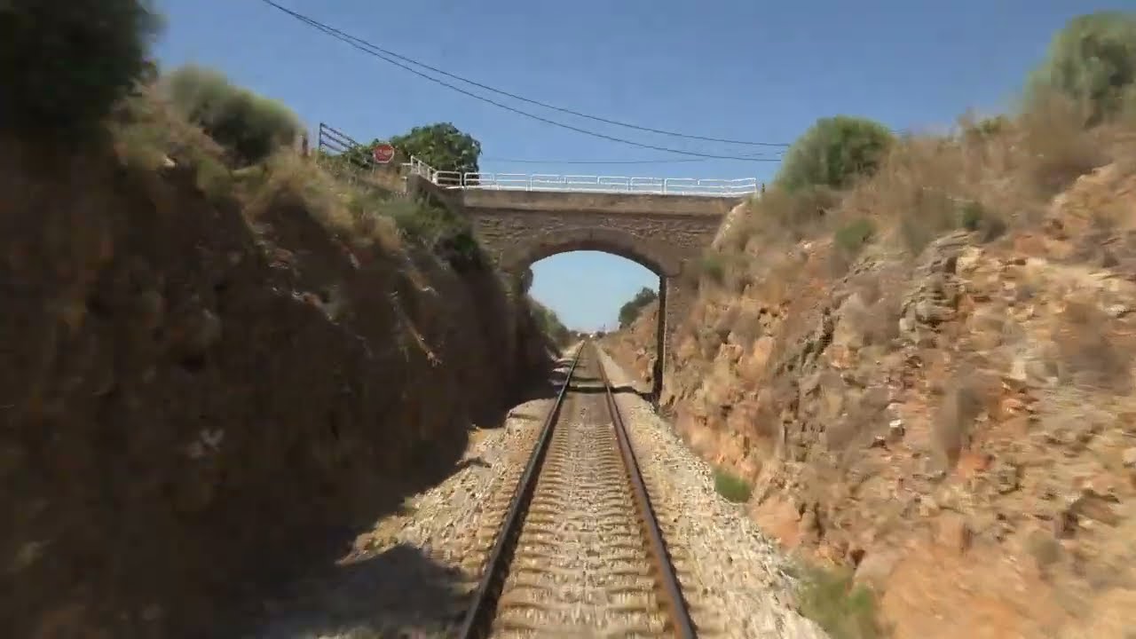 🇵🇹 Führerstandsmitfahrt Algarve Linie - Villa Real de Santo Antonio nach Faro - Cabride [4K UHD]