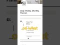 Daily, Weekly, Monthly Planner Notion Template