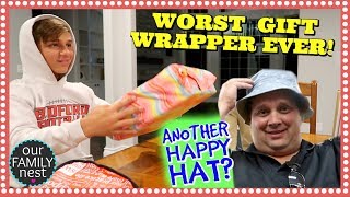 WORST GIFT WRAPPER EVER & A SECOND HAPPY HAT??