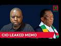 WATCH LIVE CIO Leaked Memo To Mnangagwa Warns Against Constitutional Amendments WATCH LIVE CIO Leaked Memo To Mnangagwa Warns Against Constitutional Amendments