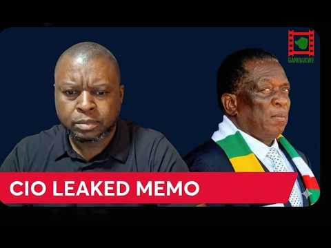 Video WATCH LIVE: CIO Leaked Memo To Mnangagwa Warns Against Constitutional Amendments