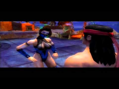 [PS2]Mortal Kombat Shaolin Monks - Part 04 - Evil Monastery - Kitana, Jade & Mileena