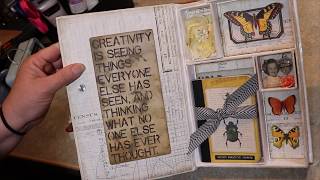 Tim Holtz Mini Book Box Mixed Media