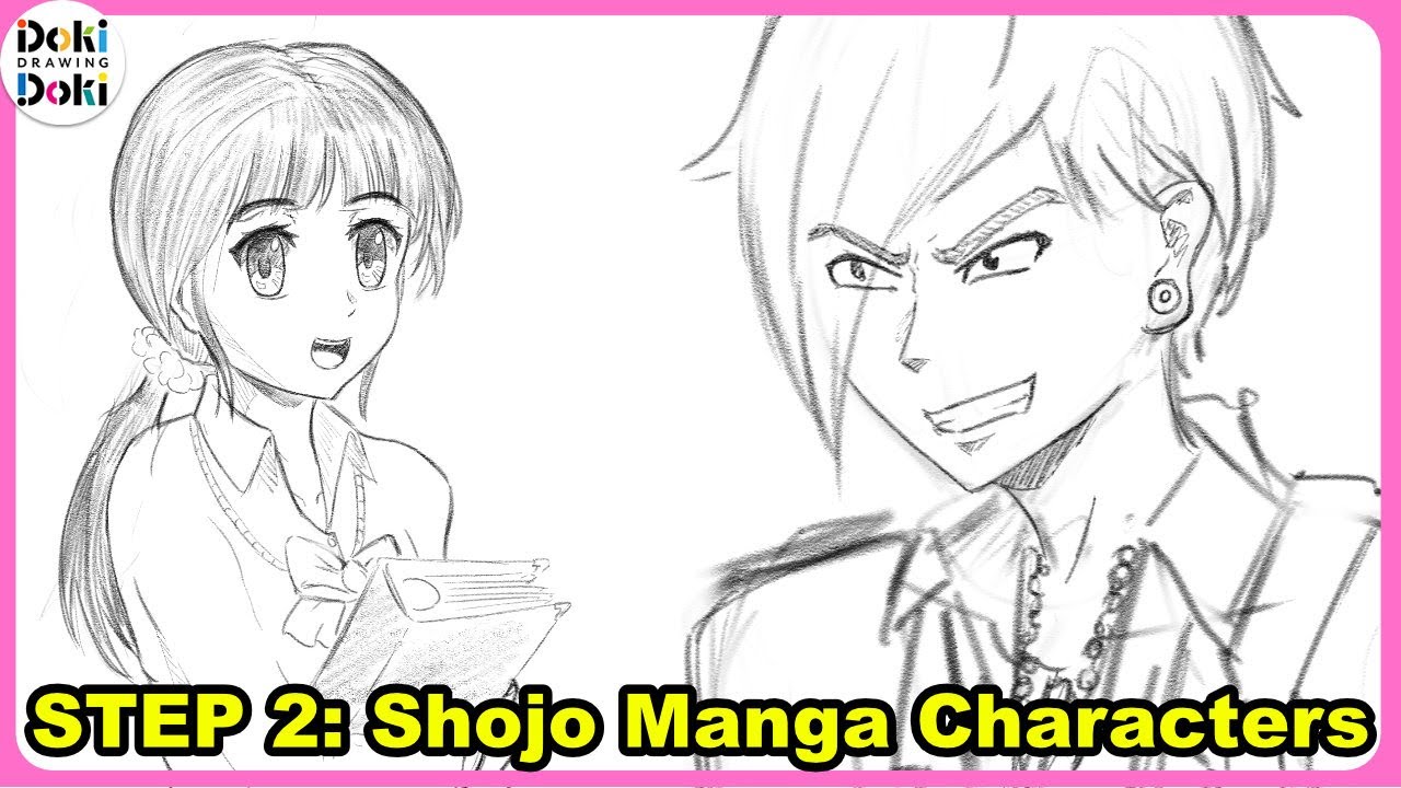 Step 2: Shojo Manga Characters｜Monthly Manga Project - YouTube
