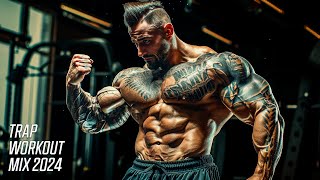 BEST WORKOUT MUSIC MIX 2024 ⚡AGGRESSIVE HIPHOP TRAP & BASS 💪TRAP WORKOUT MUSIC MIX 2024