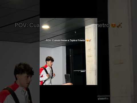 POV: Tienes a excasos metros a Agustín Tapia 😍🎻