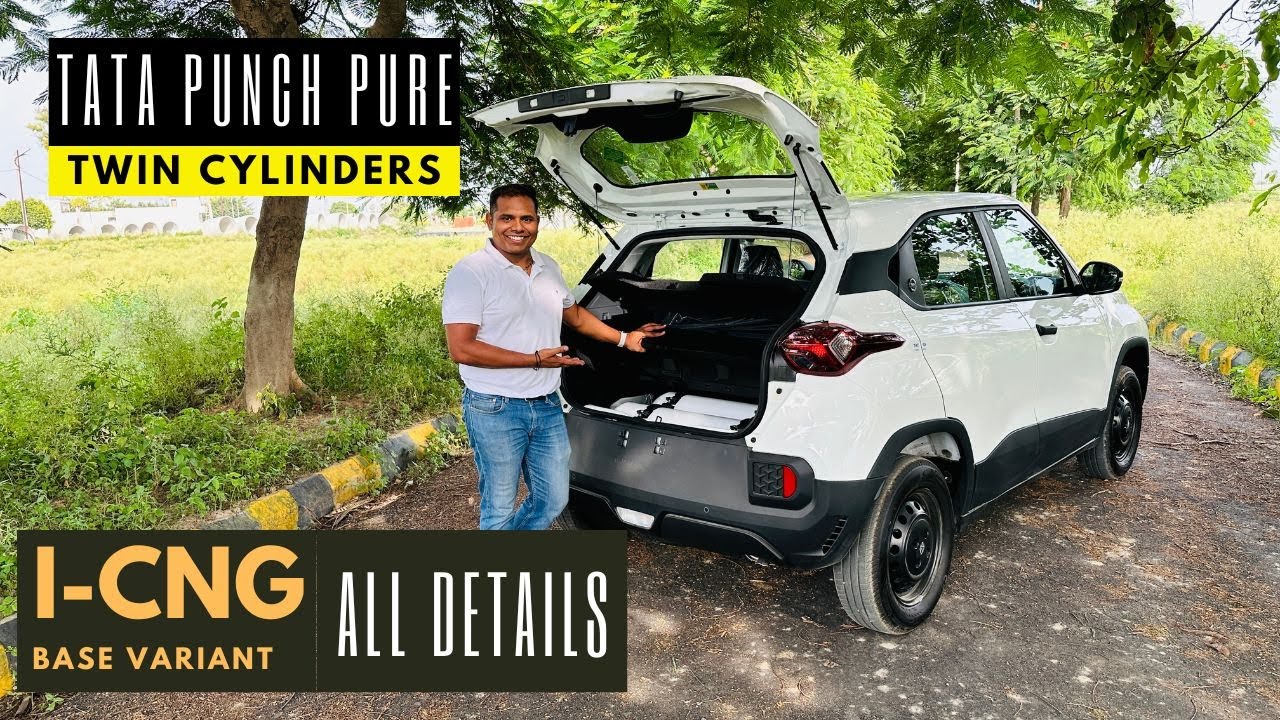 New Tata Punch Pure i-CNG Walkaround in English | Punch Pure CNG | Auto ...