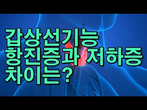 갑상선기능 항진증과 저하증의 증상 차이는?