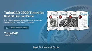 TurboCAD 2020 New Features: Best Fit Line and Circle
