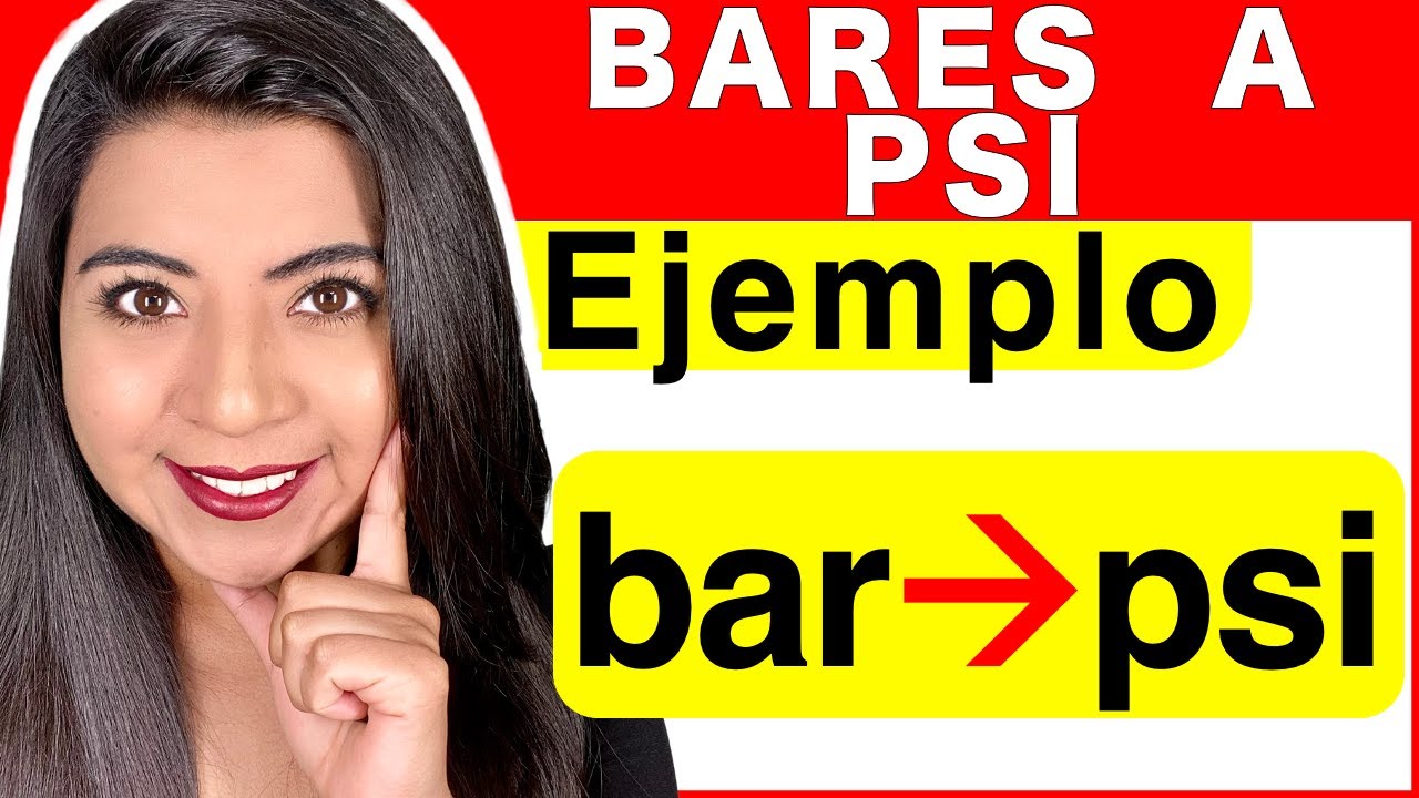 CONVERTIR de BARES a PSI - YouTube