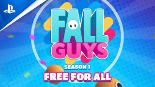 Fall Guys: Ultimate Knockout | 'Free For All' Gameplay Trailer | PS5, PS4