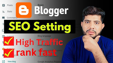 blogger basic settings in urdu and hindi || blogger ki seo setting kaise kare