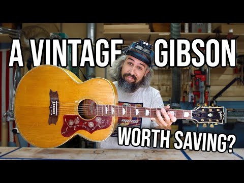 Restoring A 1970 Gibson J-200. You wont Believe How Much Better It Sounds!