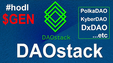 Is DAO The Next Big Thing In Crypto? DAOstack Review. Improving Defi, DXdao, Polkadot Partner. $GEN