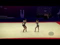 United States of America (USA) - 2021 Acrobatic Worlds, Geneva (SUI) Dynamic  Women's Pair