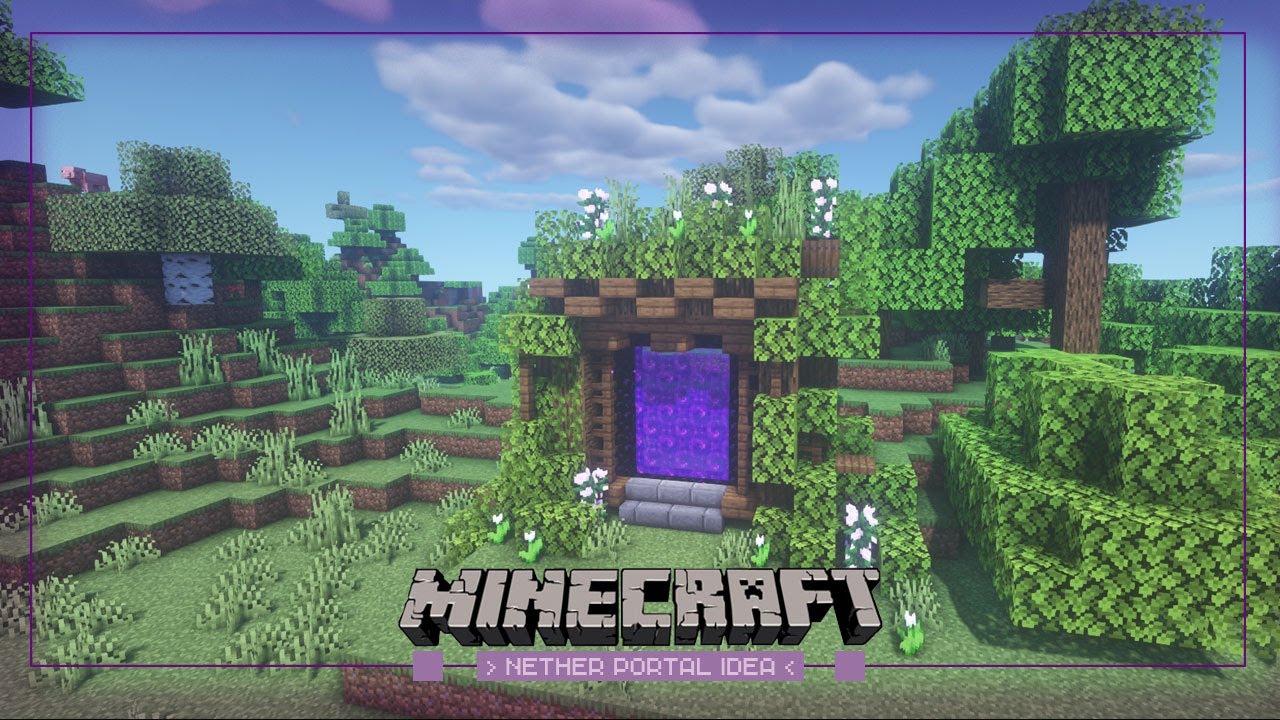 Nether Portal Ideas 🔮👻 | Minecraft Java Tutorial - YouTube
