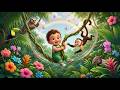 Monkey Swing Song 🐵 Fun Jungle Kids Song
