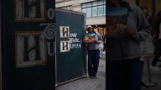 come with me to see my giant How to be Human book in real life #howtobehuman #catburns #traitors