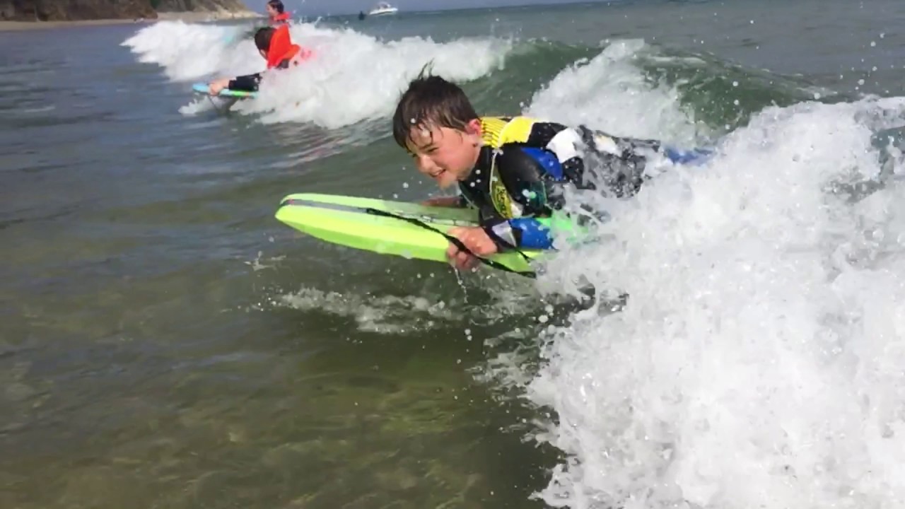Surfing in Abersoch YouTube