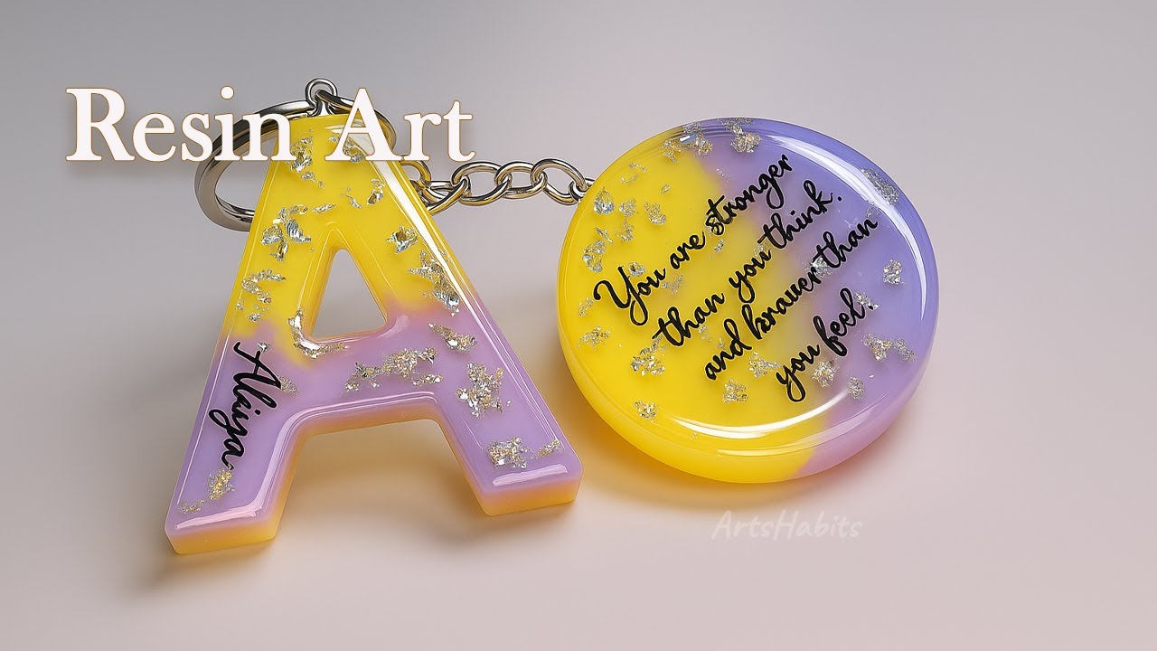 DIY Personalized Resin Keychain | Easy Gift Idea | Beginner-Friendly | Step-by-Step Tutorial