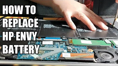 HOW TO REPLACE LAPTOP BATTERY - HP ENVY