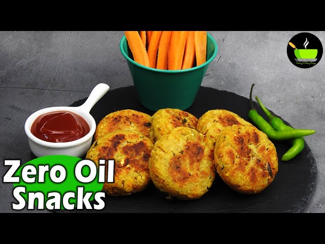 Zero Oil Snacks Recipes | Evening Snack Without Oil | Snacks Recipe | Tea Time Easy Snack | She Cooks