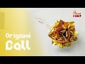 Easy Origami ball03 - HanaDIY