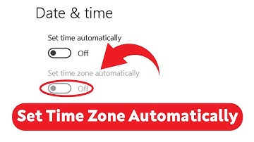How to Set Time Zone Automatically on Windows 10