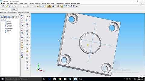 Design of Tool post in Solid Edge