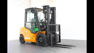 Hangcha XE430T 3.0T | Full Cab Lithium Counterbalance | 4-Wheel Forklift