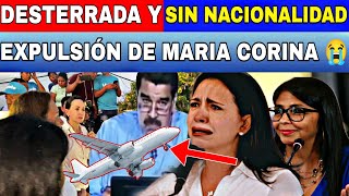 DESTERRADA Y SIN NACIONALIDAD MARIA CORINA MARCHADO NOTICIAS DE VENEZUELA 22 DE 
