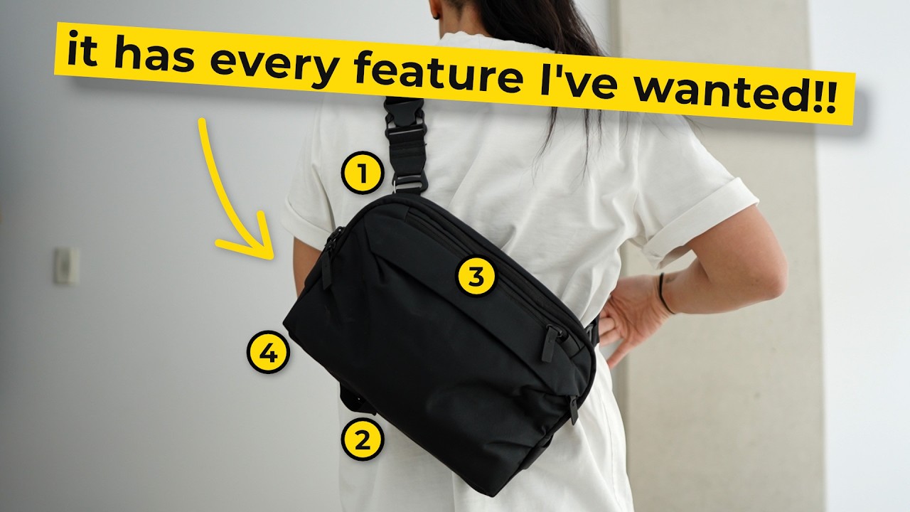 PERFECT sling for travel and everyday carry (except 1 thing) Rework Gear Toshi 5L
